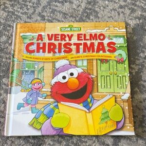Sesame Street Elmo's Festive Christmas Book - Red and Green